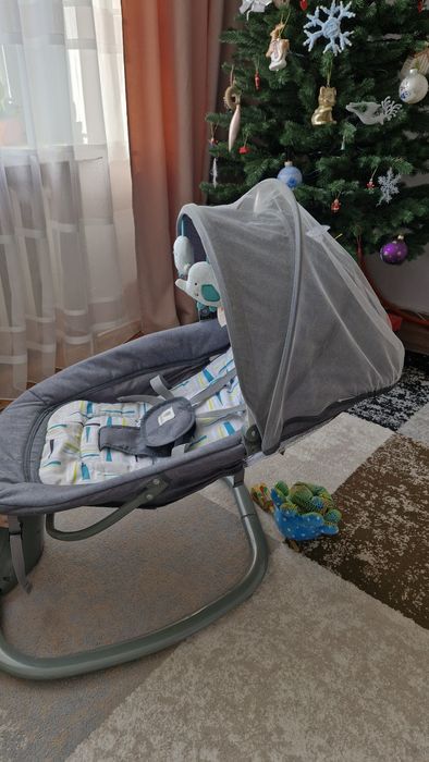 Крісло гойдалка mastela, мобільний центр, шизлонг для немовлят