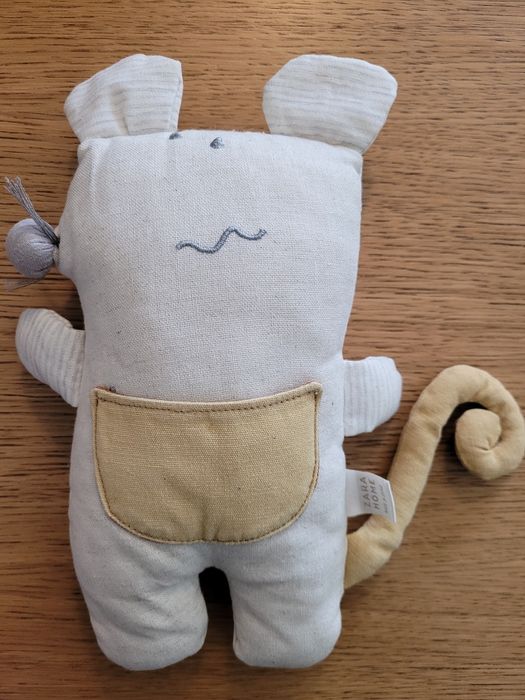 Myszka grzechotka pluszak zara home