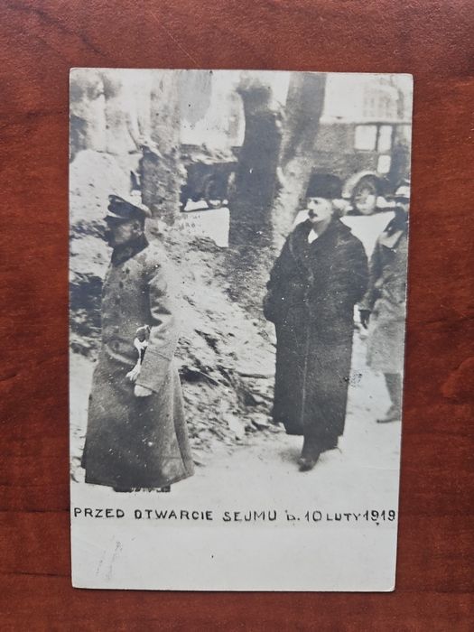 Pocztówka otwarcie Sejmu 1919 oryginał II RP
