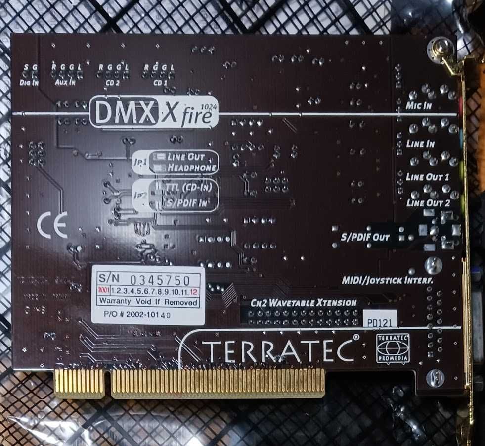 Placa de Som PCI  TERRATEC DMX X fire