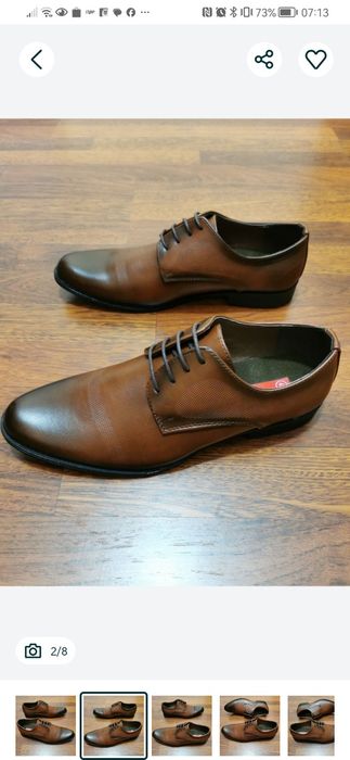 Badoxx Eleganckie Wizytowe Buty Męskie