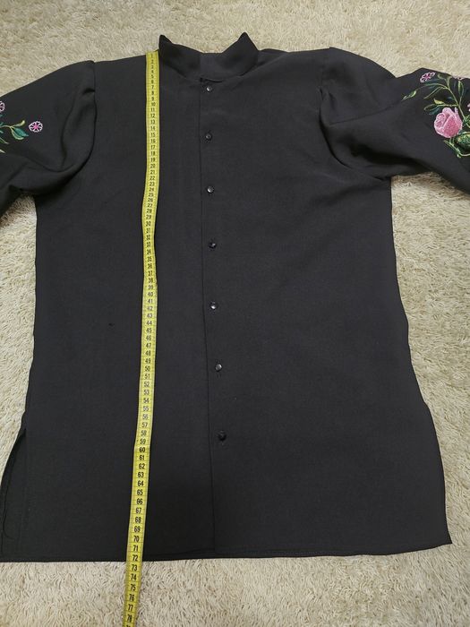 Жіноча вишиванка блуза чорна