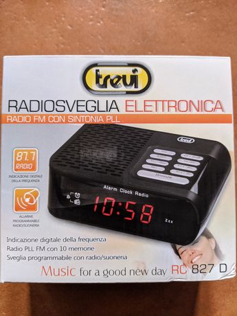 Rádio Despertador Trevi RC 827 D