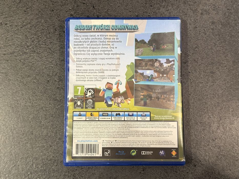 Gra ps4 Minecraft PL