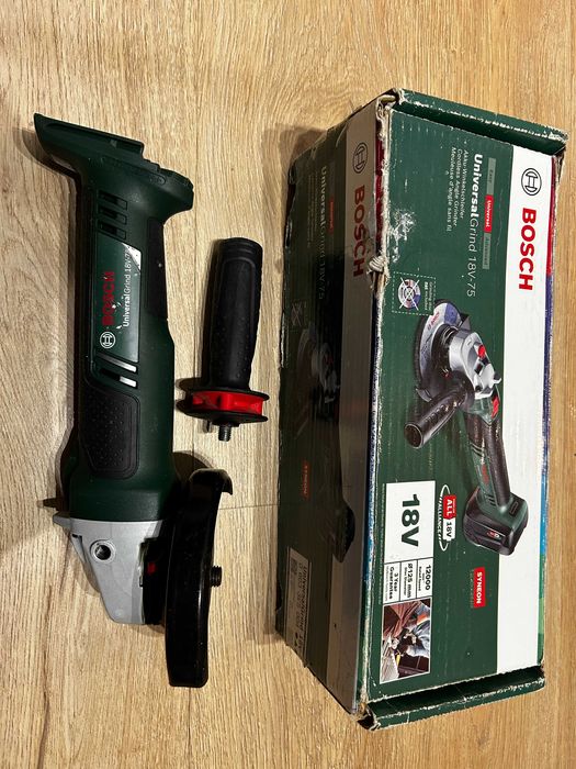 Szlifierka kątowa BOSCH UNIVERSAL GRIND 18V-75 125mm + ADVANCED UCHWYT