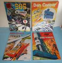 Dan Cooper - 4 álbuns Ed. Distri e Bertrand