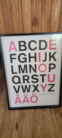 Obraz Ikea duży alfabet