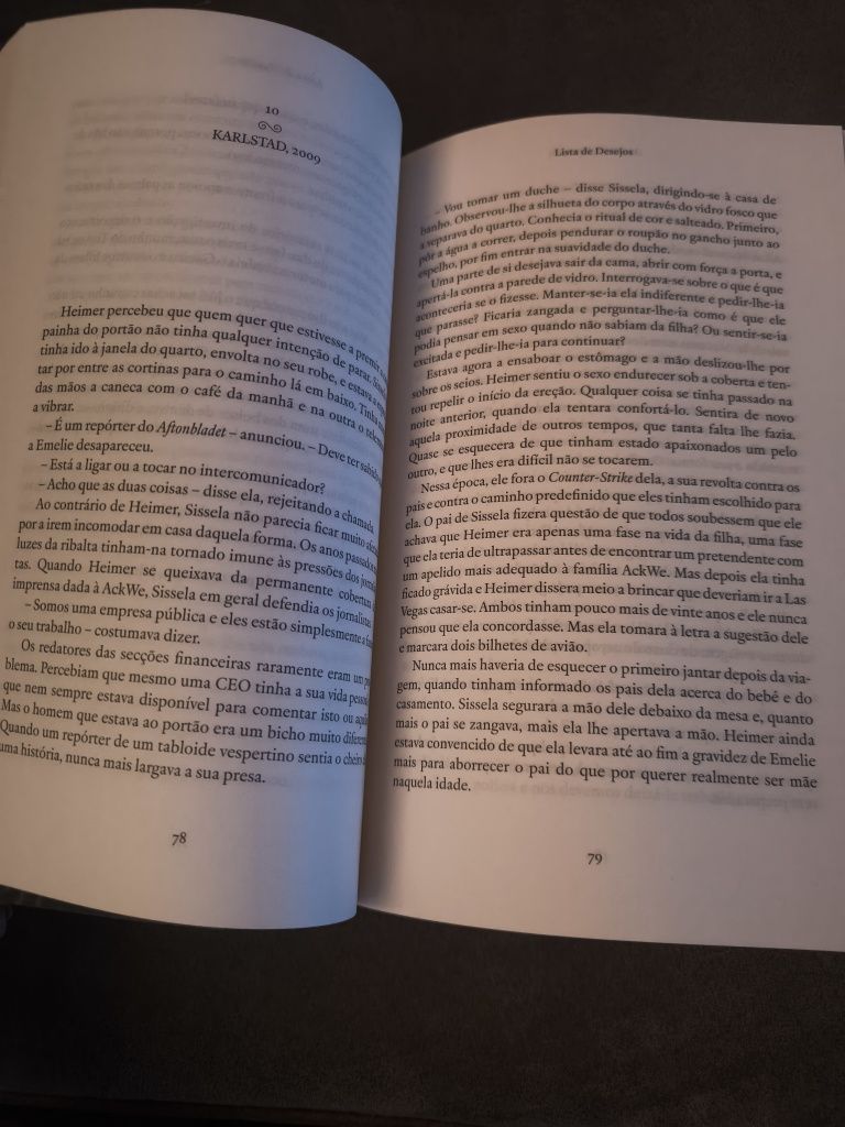 Livro "Lista de Desejos"