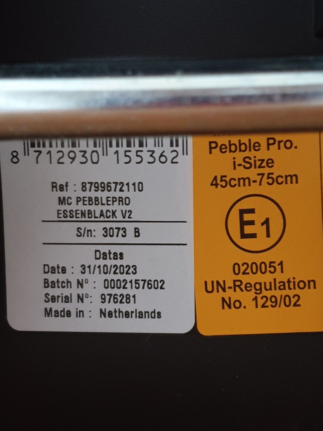 Fotelik Maxi Cosi Pebble Pro i-Size z 2023r