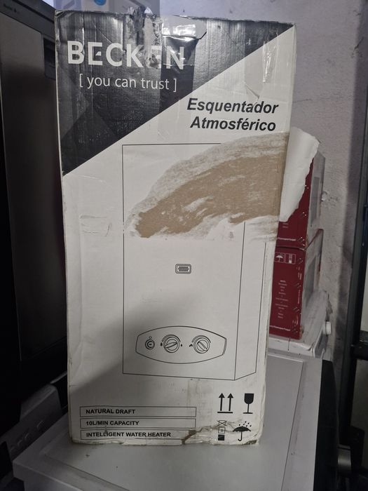 Esquentador becken  gas natural /bilha