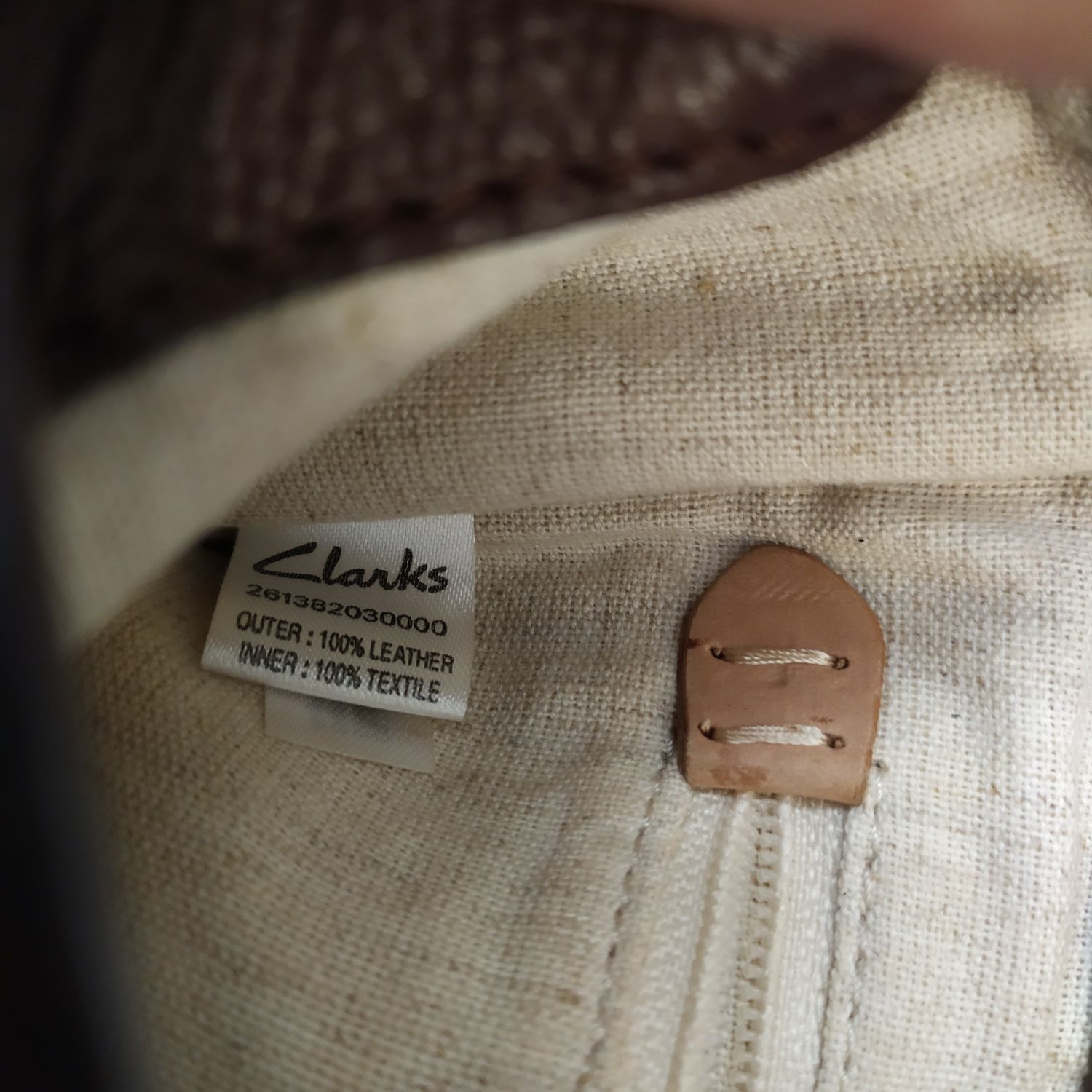 Brązowa torebka skórzana Clarks