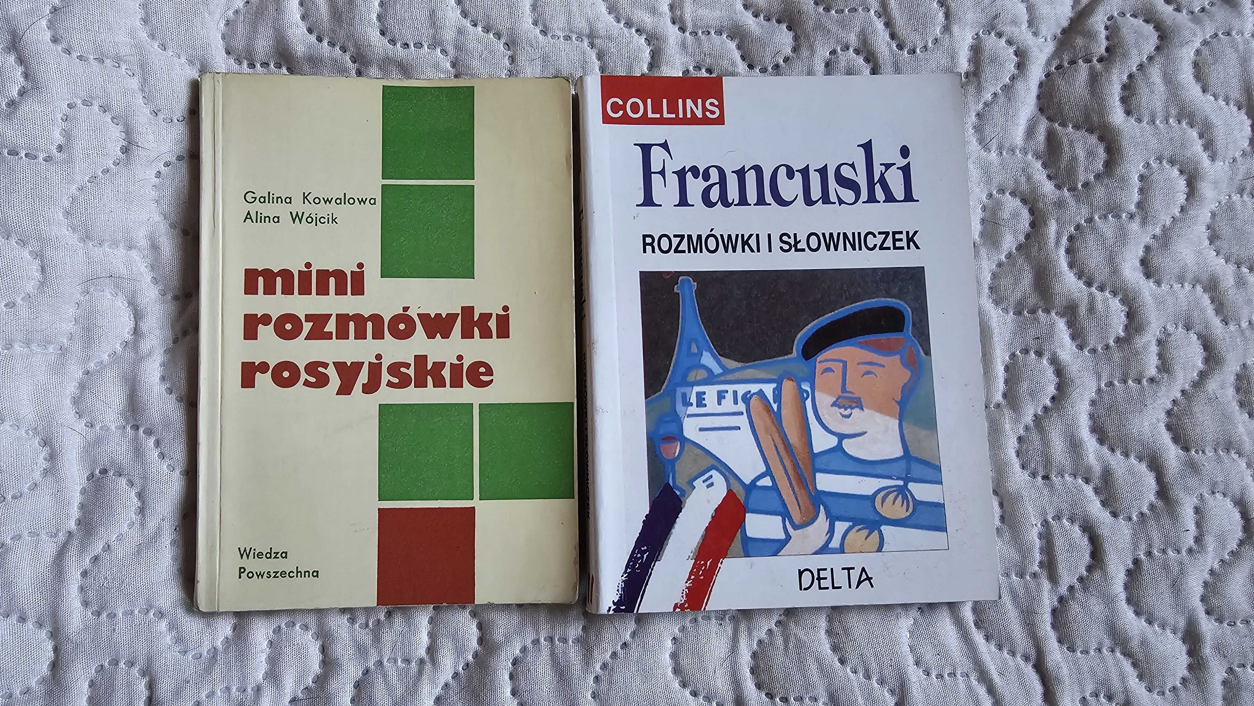 AU Mini rozmówki rosyjskie i FRANCUSKI Rozmówki słowniczek Collins