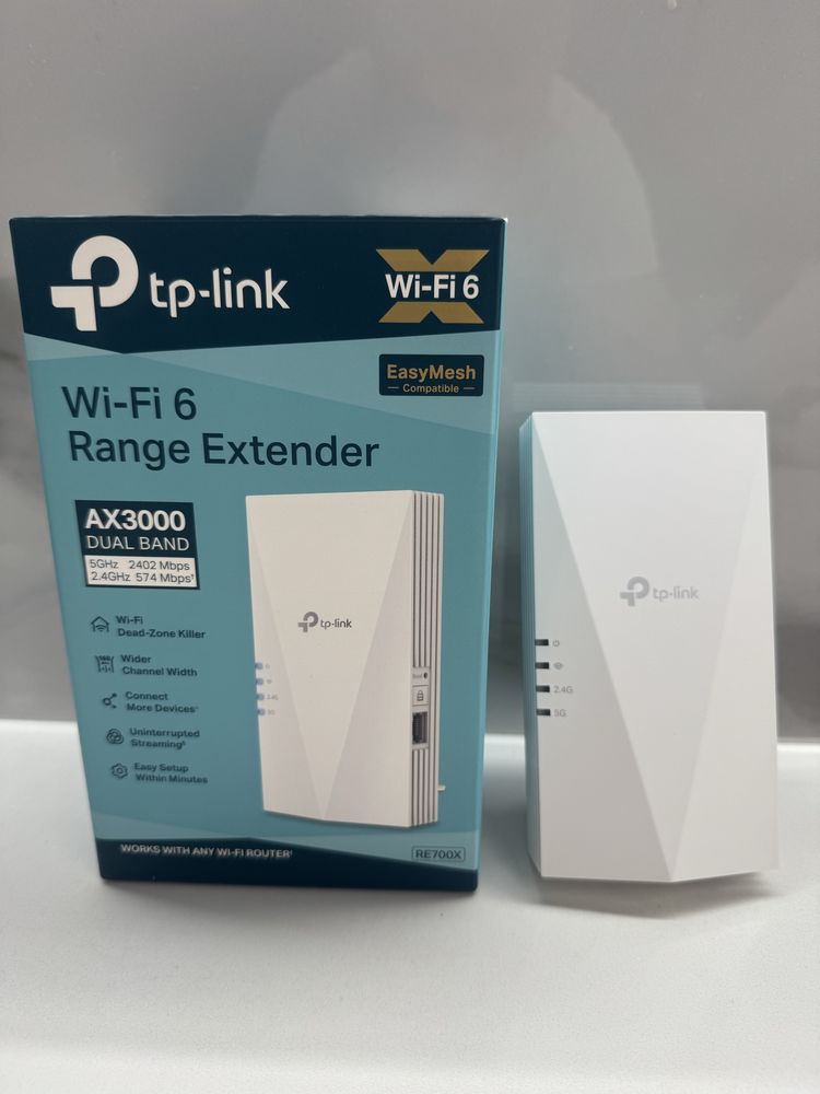 TP-Link RE700X AX3000 dwuzakresowy wzmacniacz sygnału repeat OneMesh