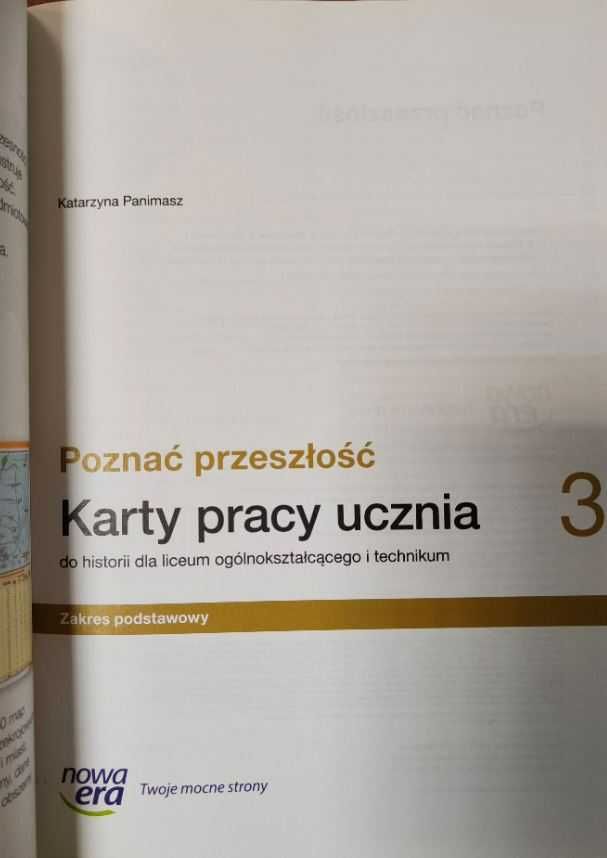 Historia 3 Poznać przeszłość Karty pracy zakres podstawowy