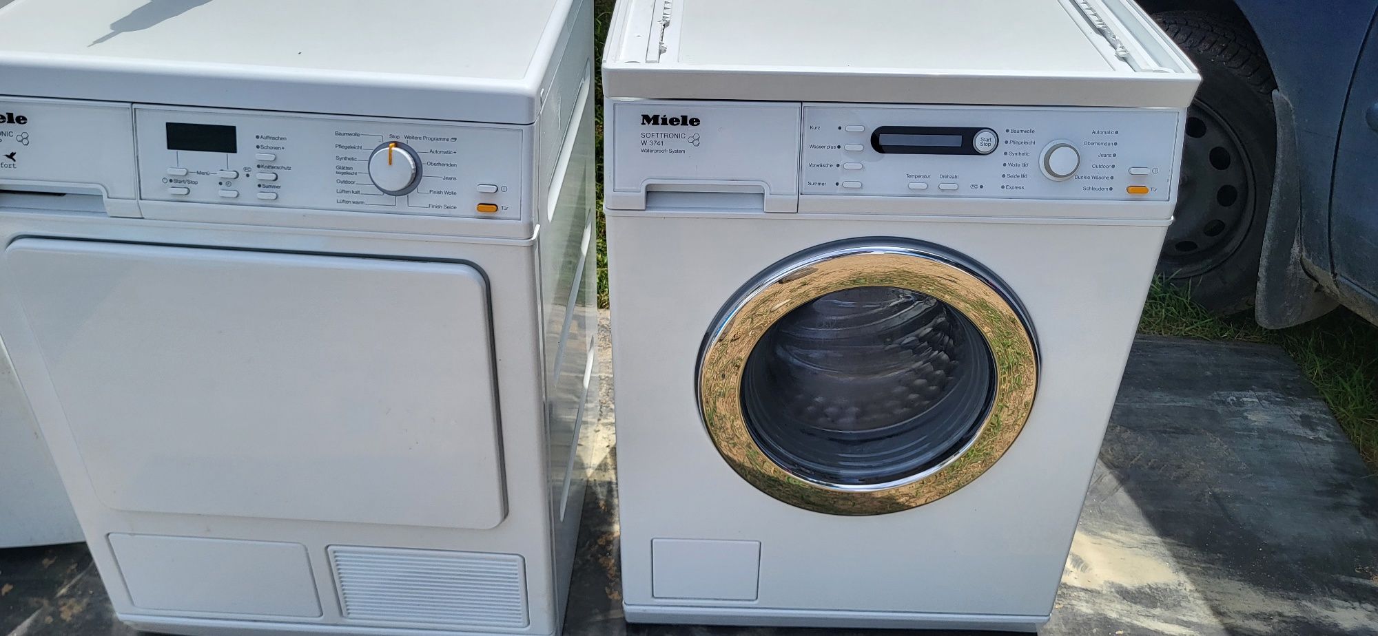 Suszarka Miele T28627WP +pralka Miele W3741 stan idealny