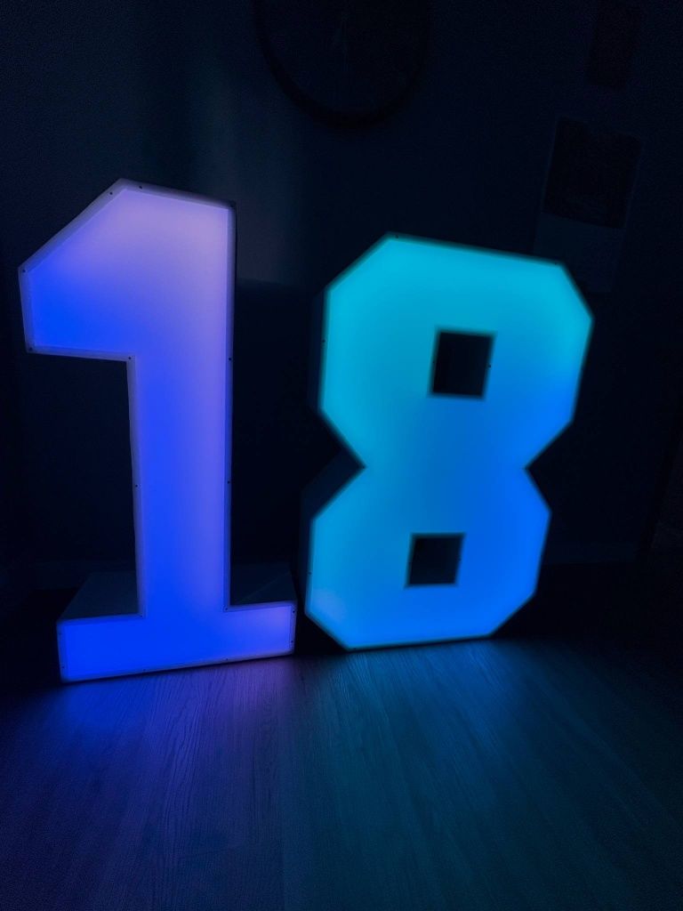 Duża cyfra led 18