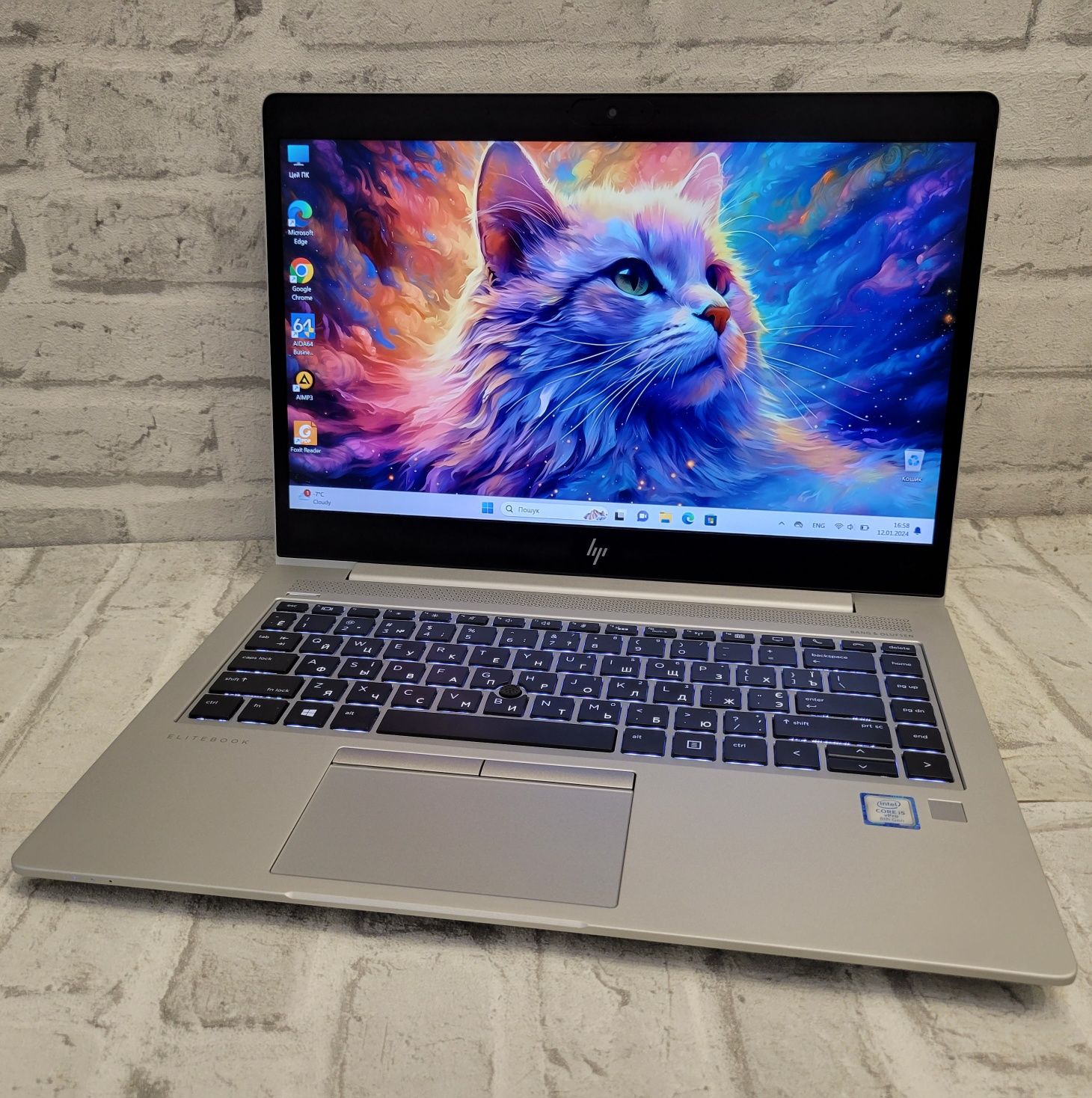 Ноутбук HP 14"FHD ips\i7-8550\16gb\512gbSSD