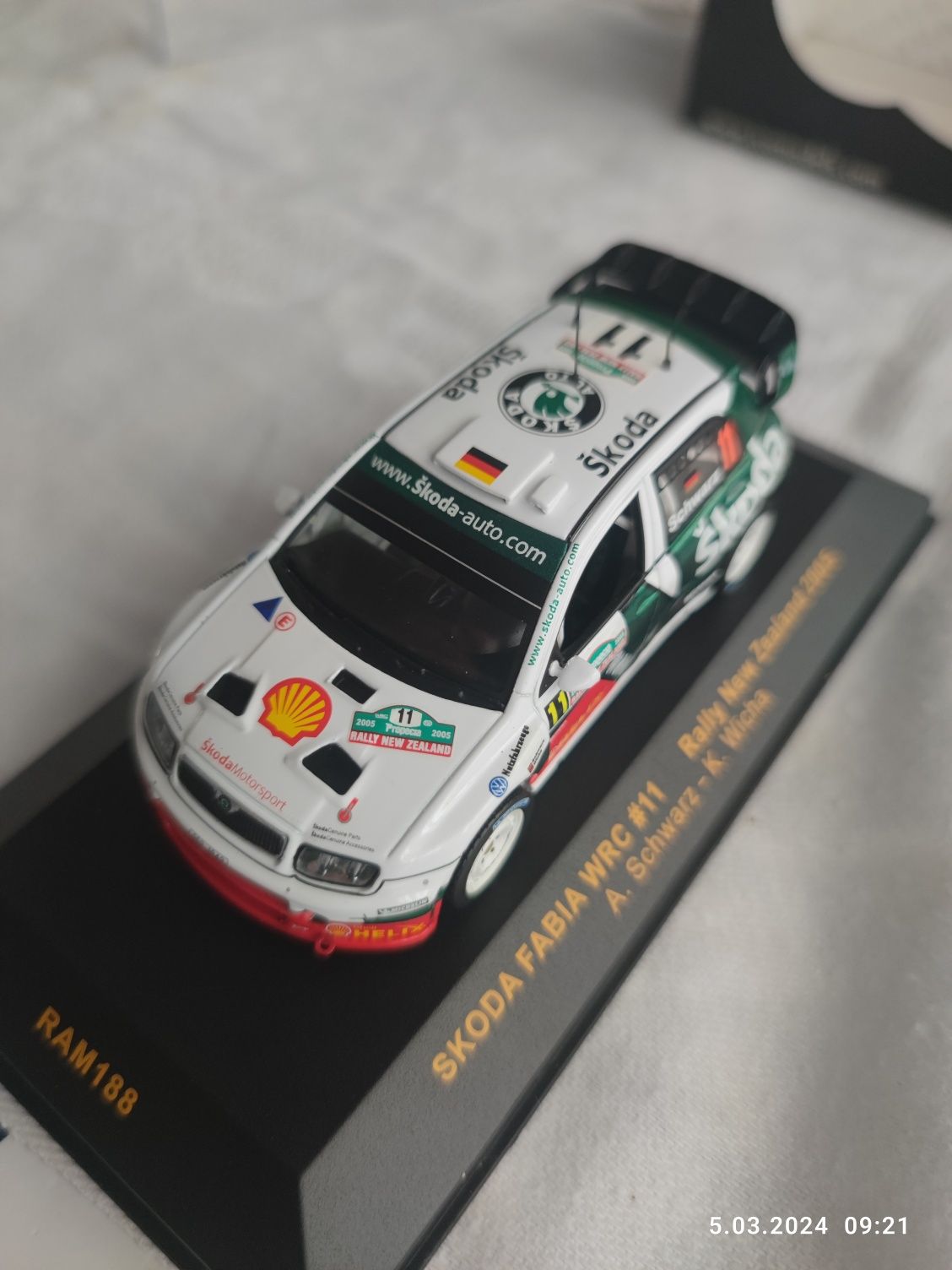 Skoda Fabia WRC IXO RAM 188 nowa New Zeland