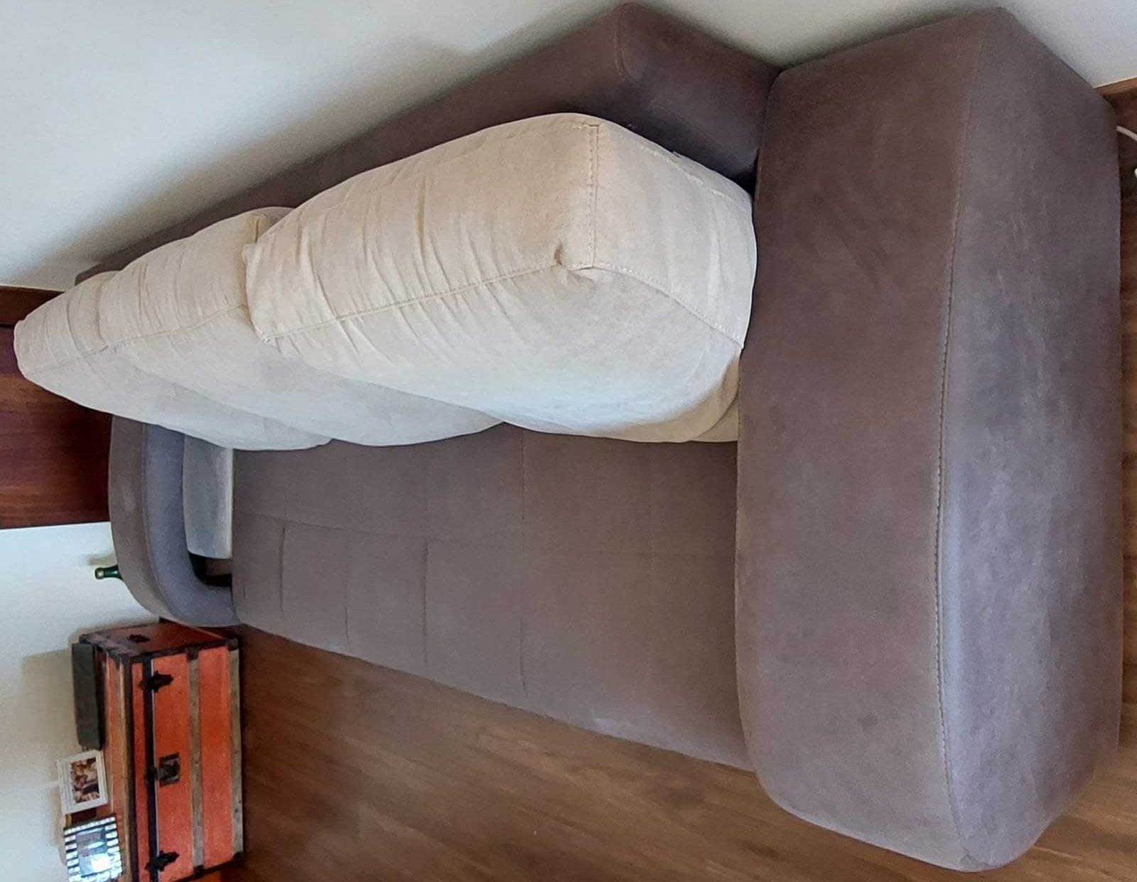 Sofá 3lugares  chaise longue amovível
