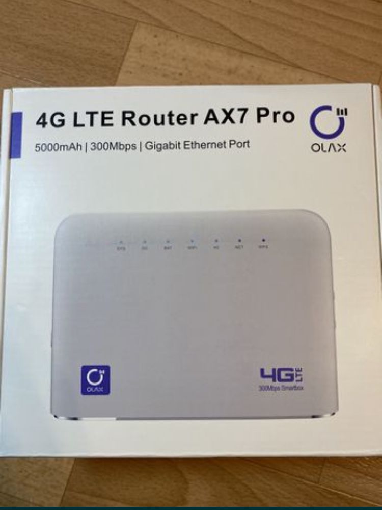 Роутер LTE 4G OLAX AX7 PRO батарея 5000 mAh