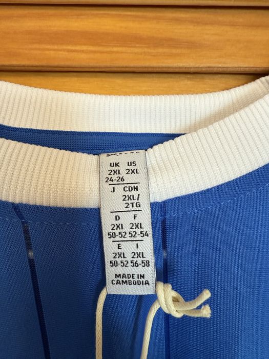 Nowa niebieska koszulka Adidas Originals oversize