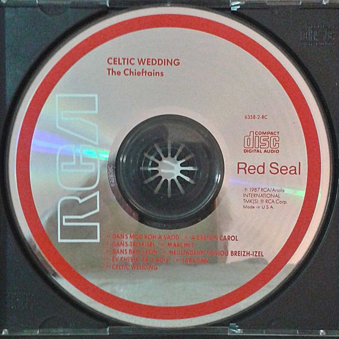 CD Celtic Wedding. The Chieftains. RCA. Irish Music.