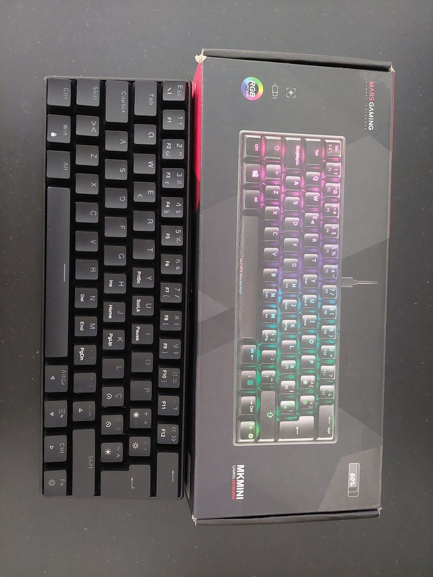 Teclado Gaming Mars Gaming MKMINI – Mecânico, Layout PT, Red Switches