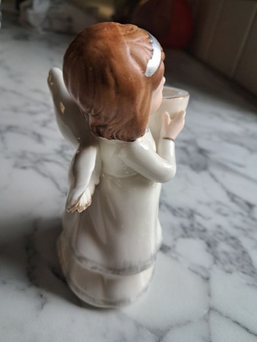 Статуетка ангел-підсвічник