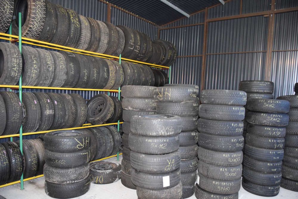 Używane opony zimowe/letnie, felgi stalowe/aluminowe, koła - różne R