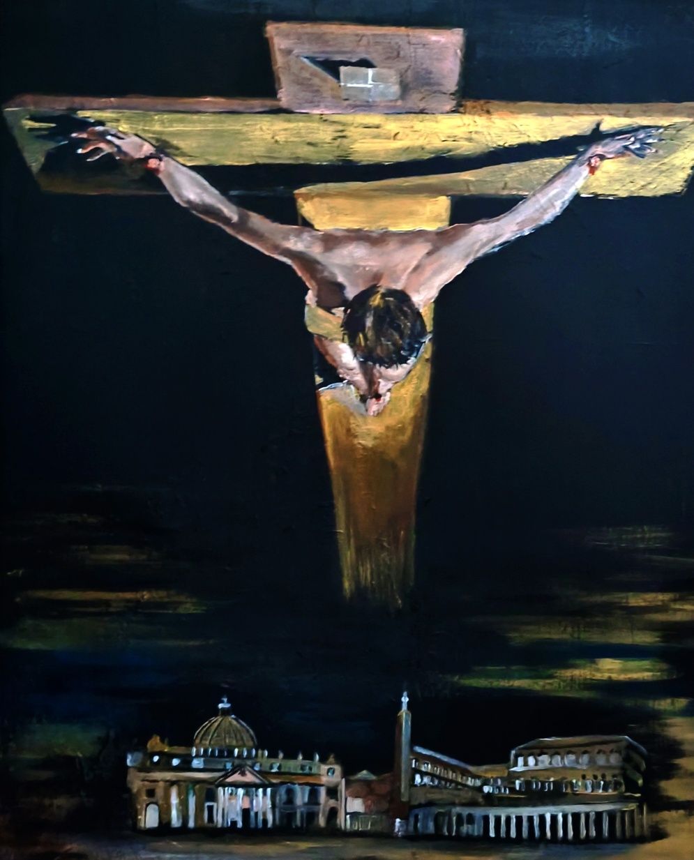 Wspolczesna wizja Obrazu „Chrystus św. Jana od Krzyża” Salvadora Dali