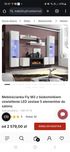 Meblościanka z biokominkiem
