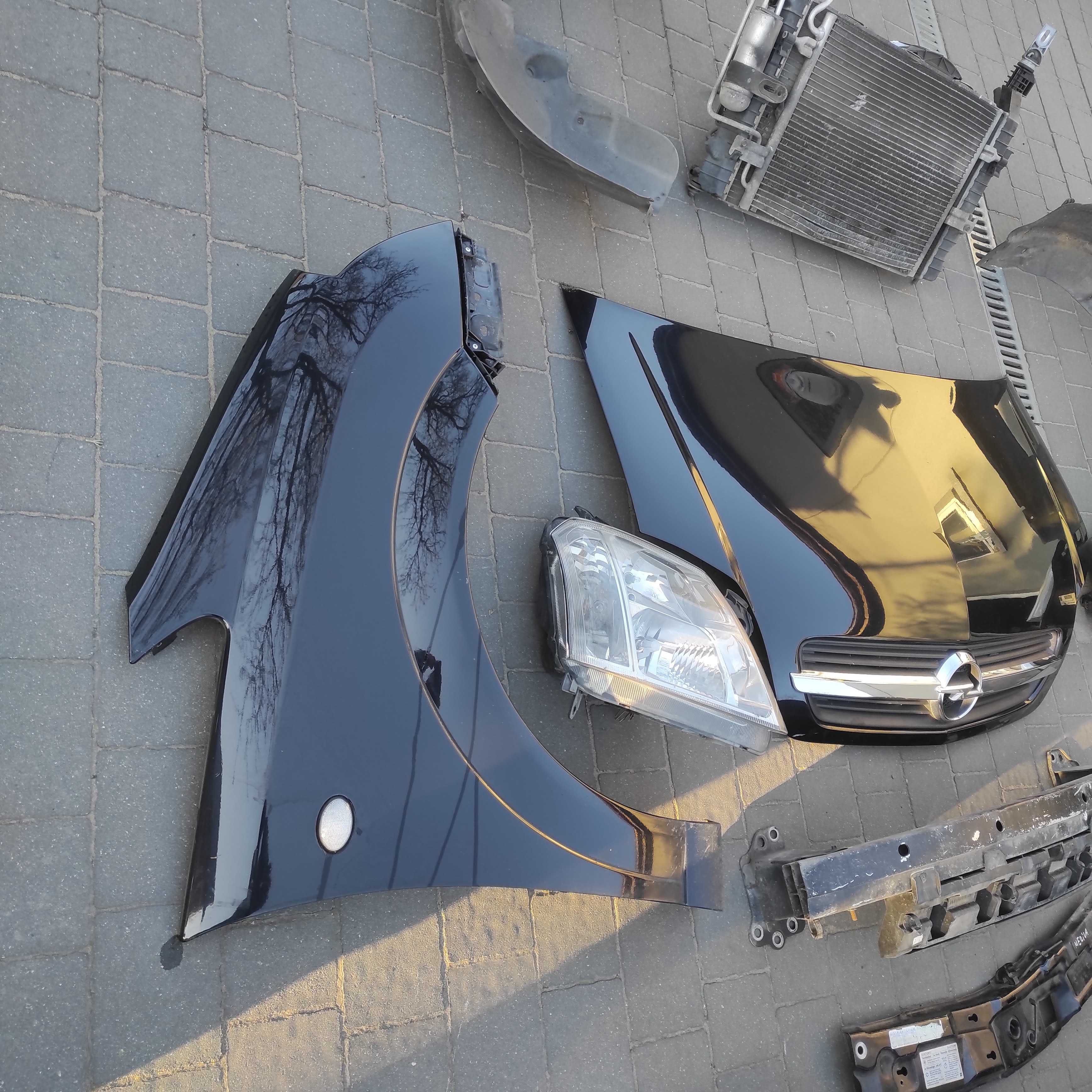 Przód Kompletny Maska Zderzak Błotniki Opel Meriva A 1,6 Komplet