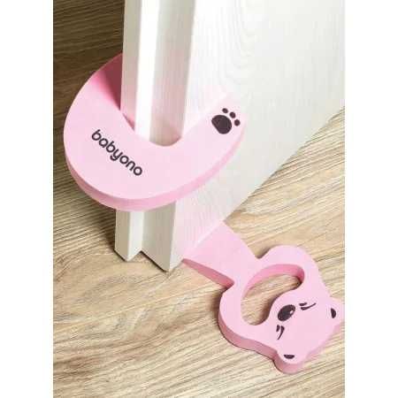 BabyOno Zabezpieczenie blokada stoper do drzwi miś MX KOLORÓW
