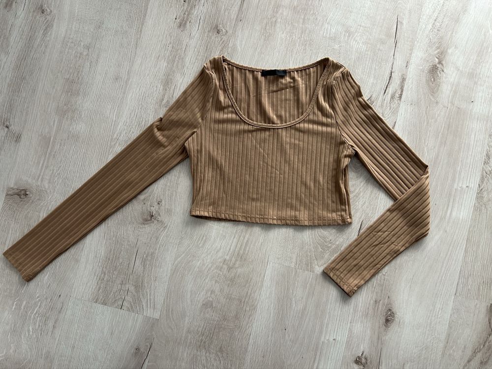 Bluzka top beż cappucino Shein M 38