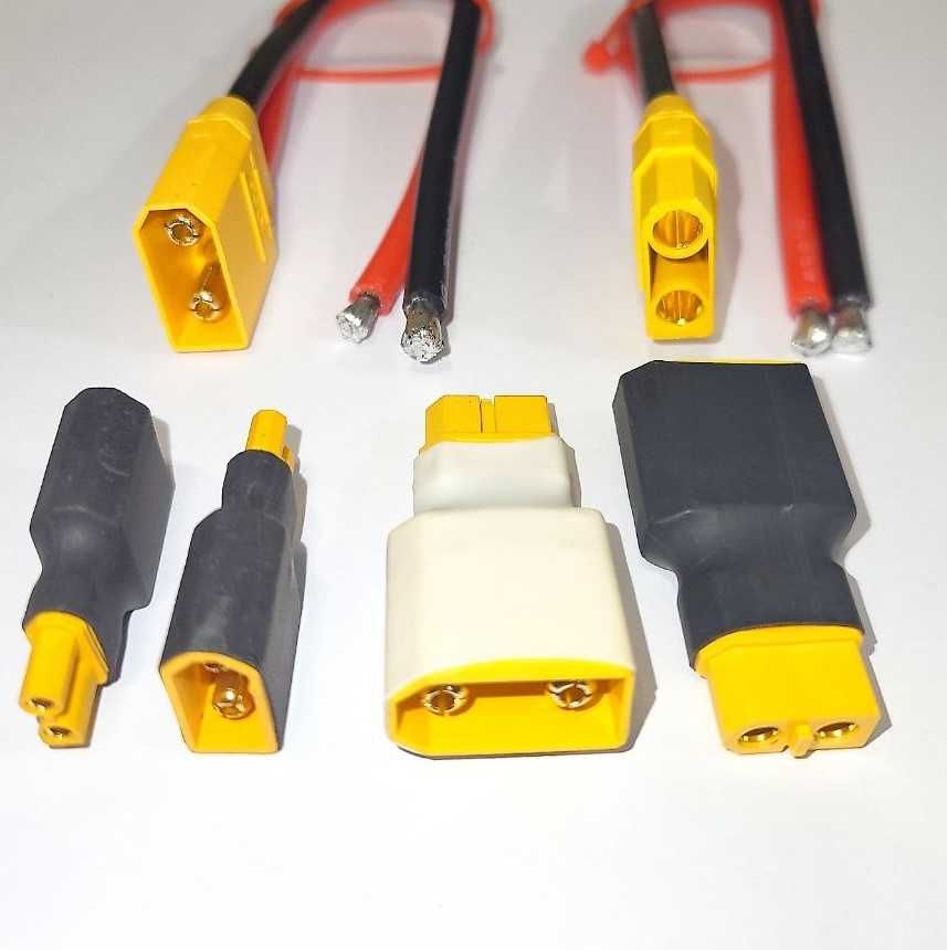 Изготовление ОПТ Коннекторы XT-90 XT60 Male Female  кабель 12AWG 10AWG