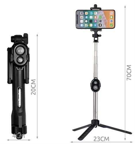 Monopod do zdjęć 3w1 kijek  nowy