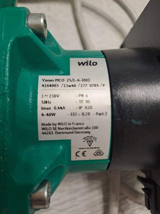 Циркуляційні насоси wilo Yonos,Stratos PICO (DE),