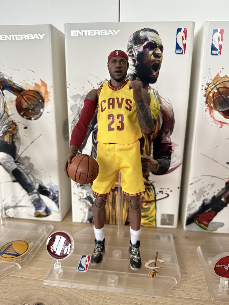 Zestaw Enterbay NBA 1/9 Curry, Lebron, Harden, Westbrook, Anthony,Wall