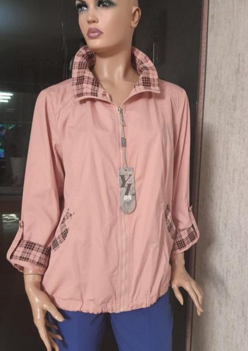 Ветровка коттон  Ylanni батал большой размер куртка