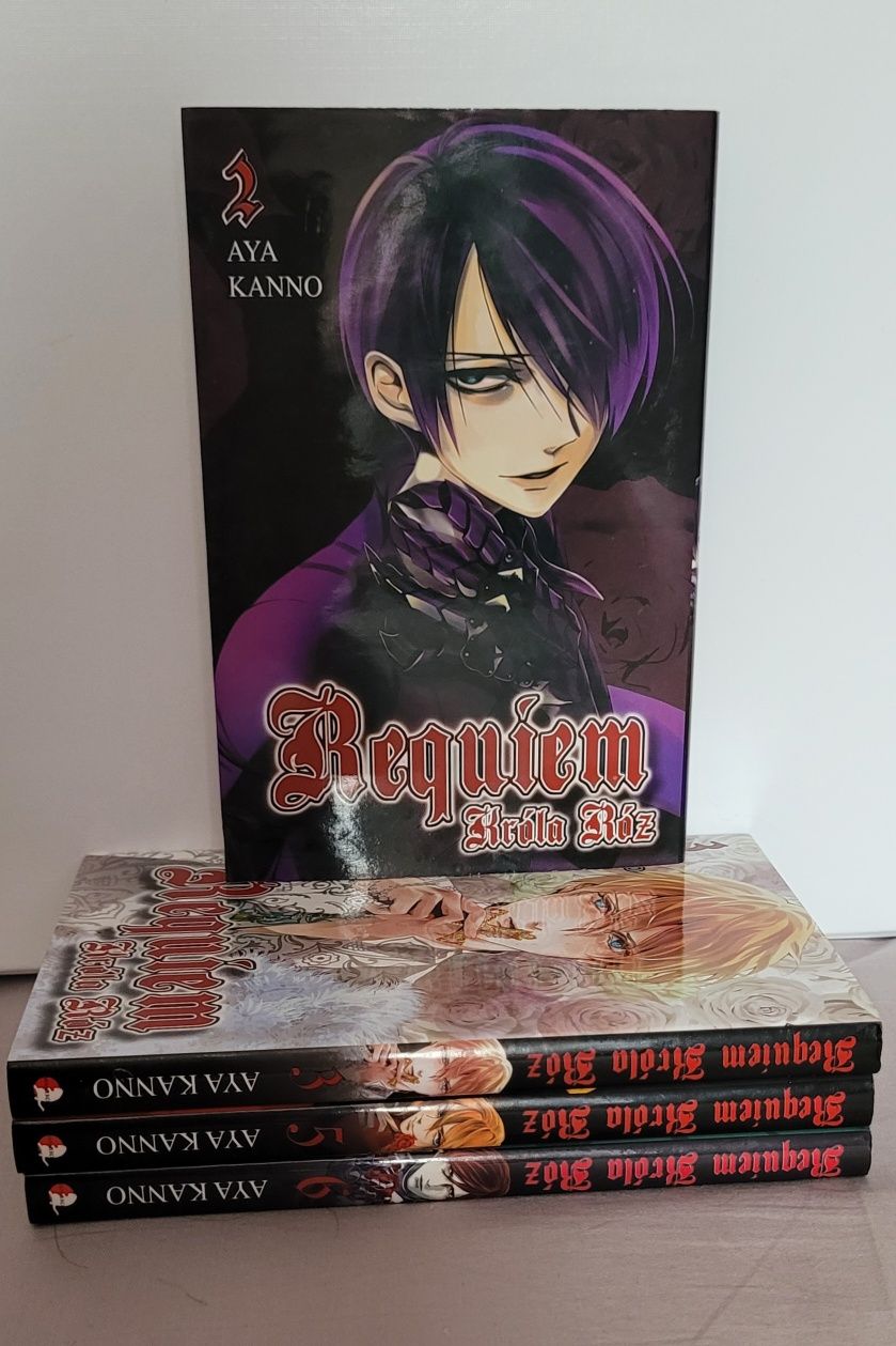 Manga Requiem Króla Róż - tom 2,3,5,6