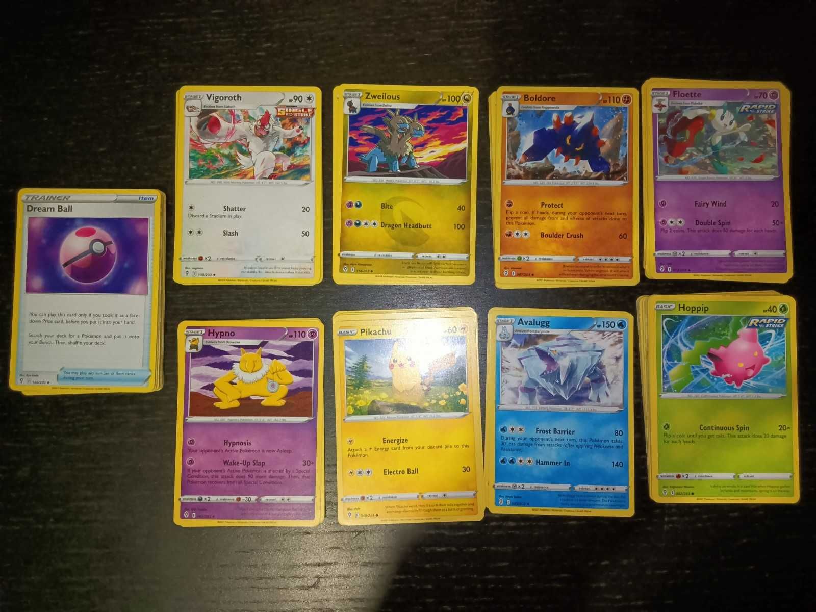 Coleção Pokémon: todas as 93 cartas comuns e incomuns - Evolving Skies