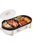 Raclette grill elektryczny YJINGRUI biały 2200 W