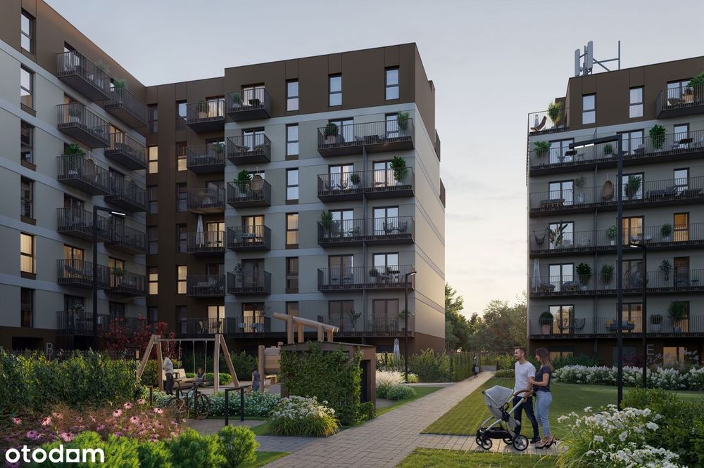 3-pokojowe mieszkanie 38m2 + balkon Bez Prowizji