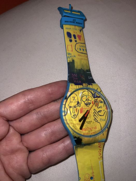 Swatch - Edição limitada - Jean Michel Basquiat