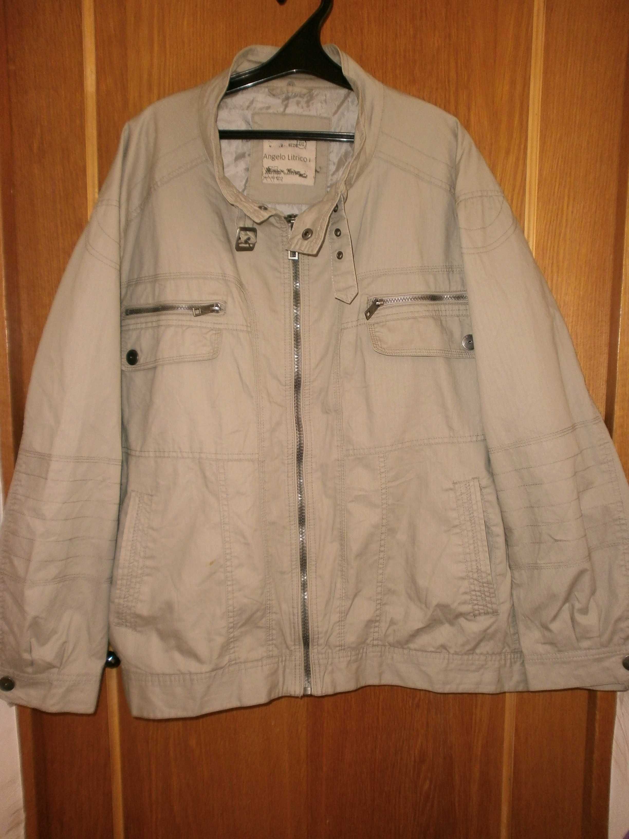 Большой размер. Куртка Angelo Litrico, хаки, р. 4XL, наш 70. ПОГ-80 см