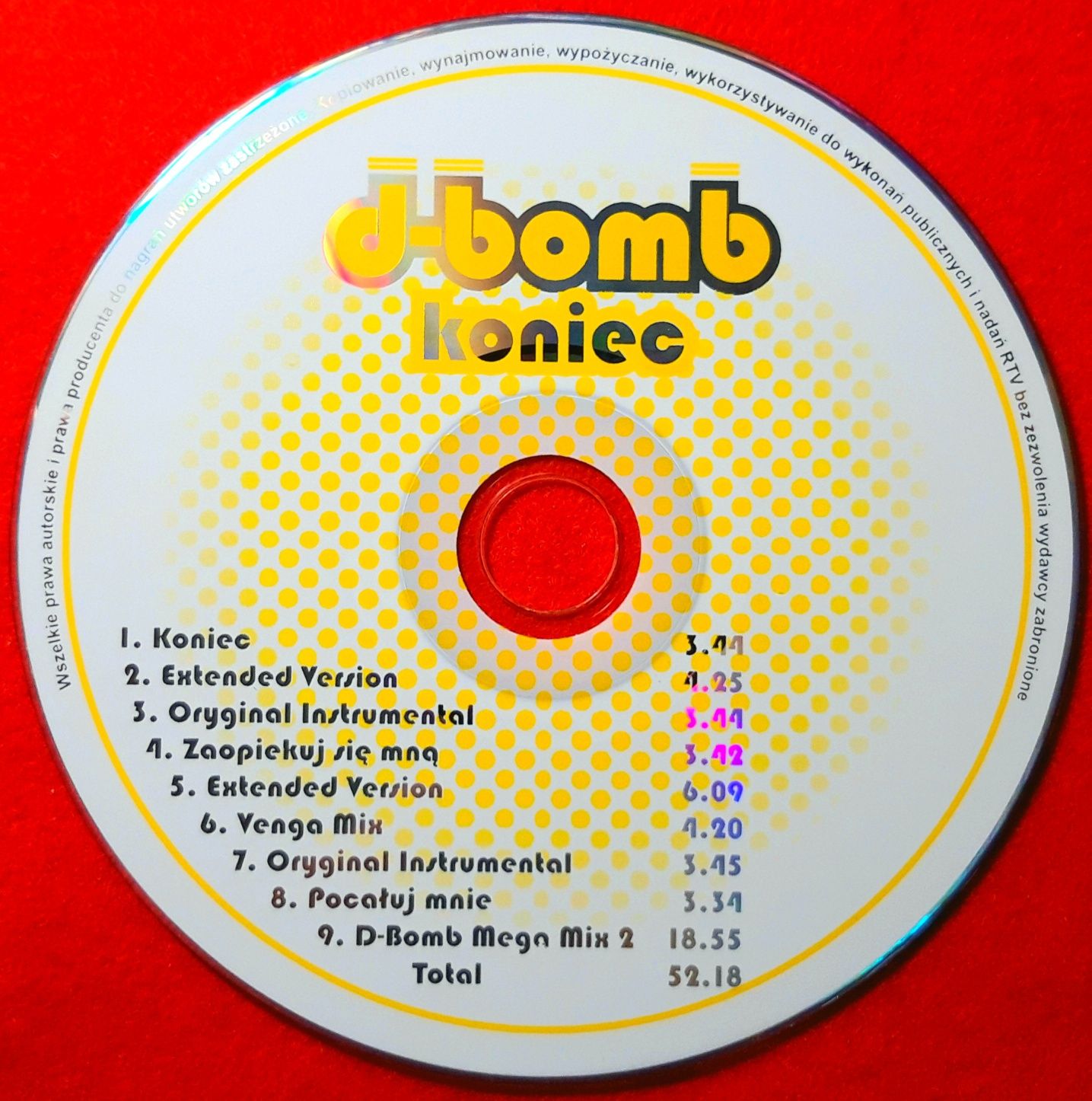 D-Bomb – Koniec (CD, 1999)