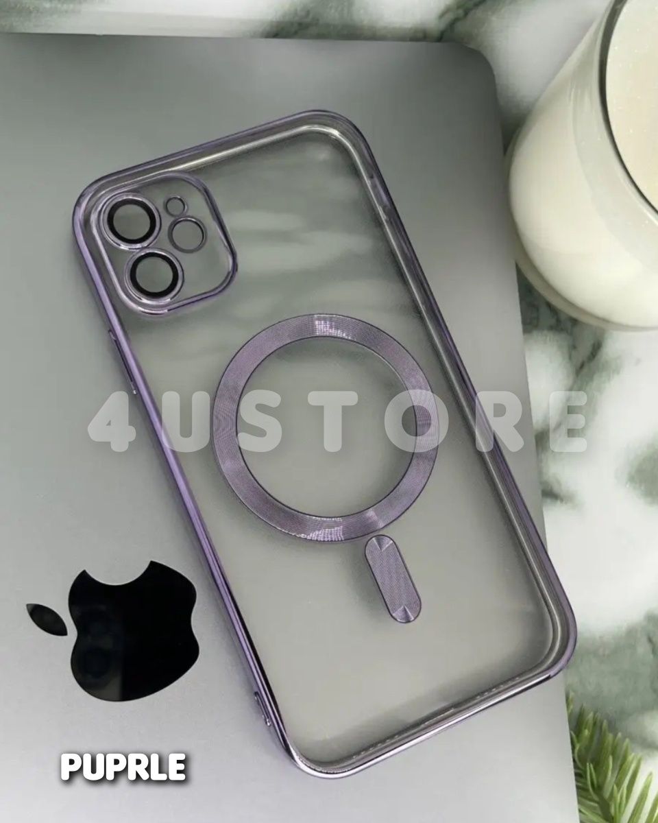 Чехол Chrome Magsafe на iPhone 11 Pro Max с линзами чохол з лінзами