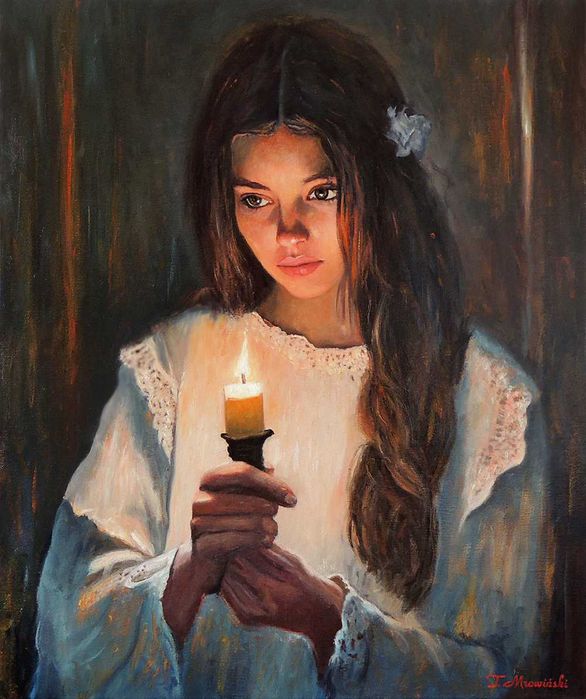 Portrety na zamówienie portret olejny Tomasz Mrowiński