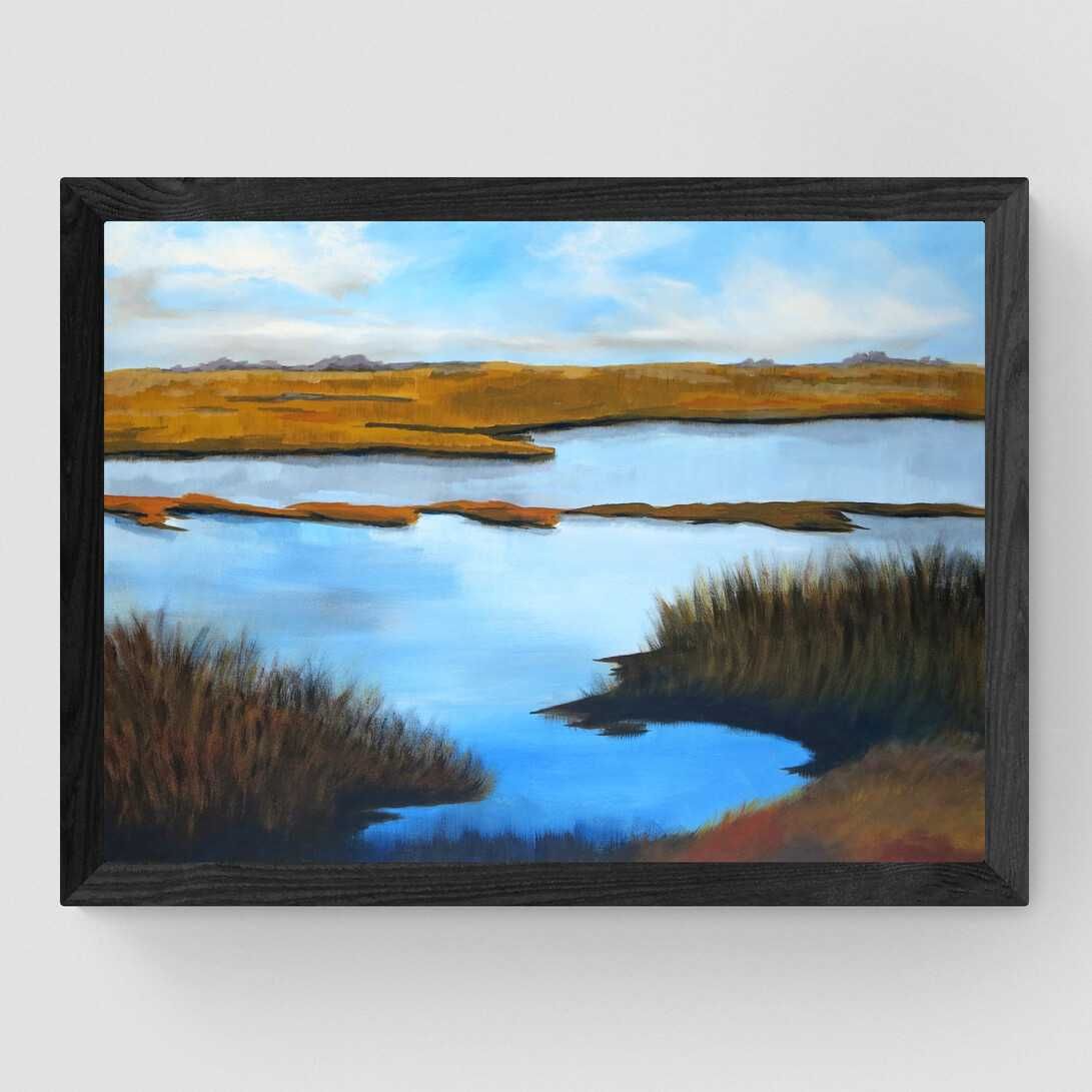 Ręcznie malowany obraz 40x55 pejzaż