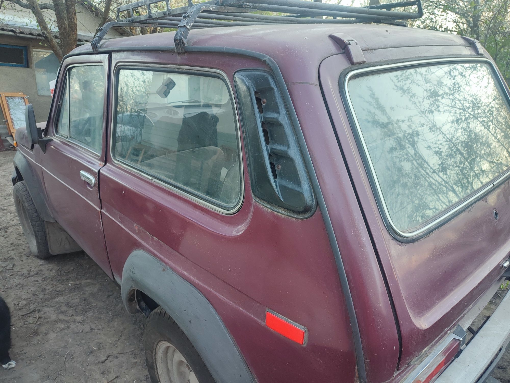 Нива 1985, робочий автомобіль, авто ссср, причеп, прицеп